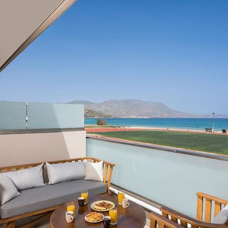 Indigo Blue Seaside Deluxe Apartments Kissamos Bagian luar foto