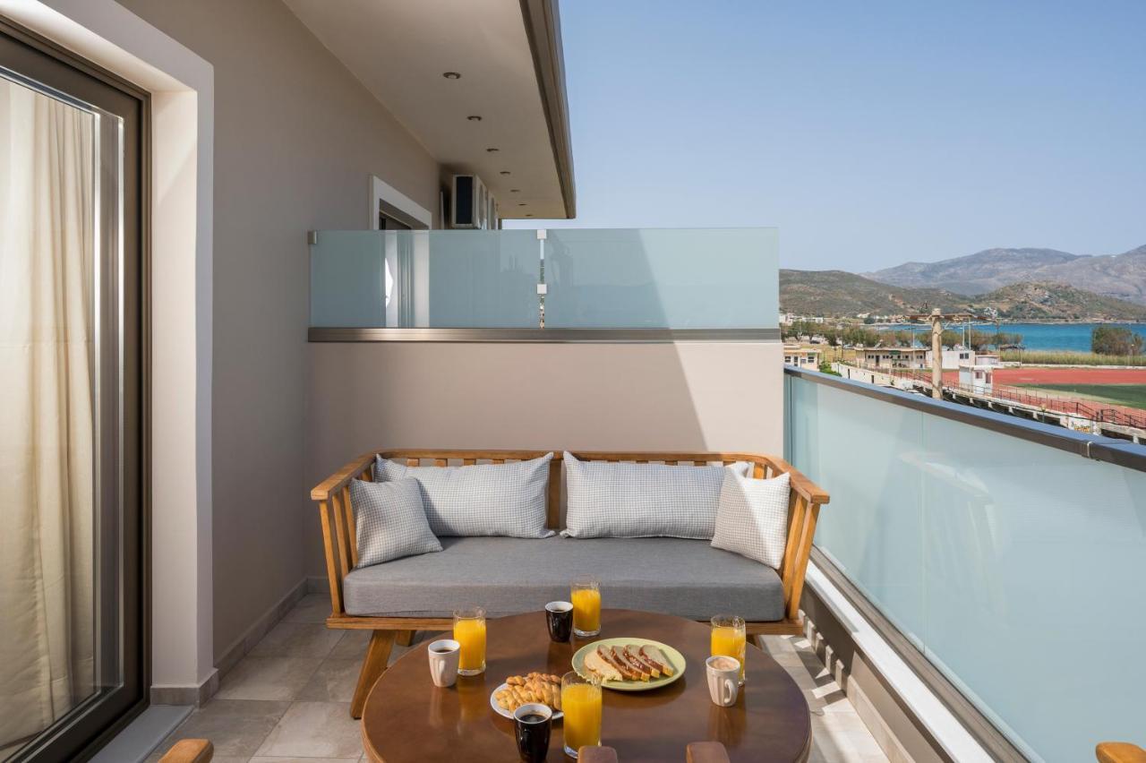 Indigo Blue Seaside Deluxe Apartments Kissamos Bagian luar foto