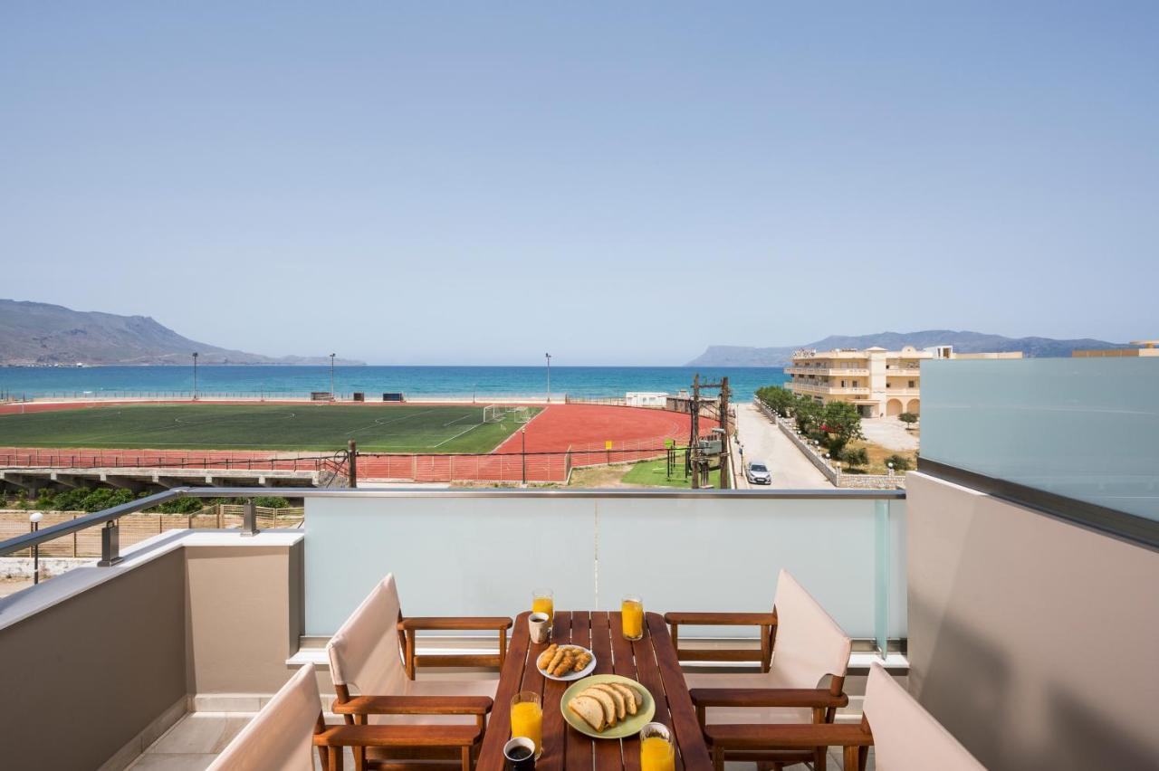 Indigo Blue Seaside Deluxe Apartments Kissamos Bagian luar foto