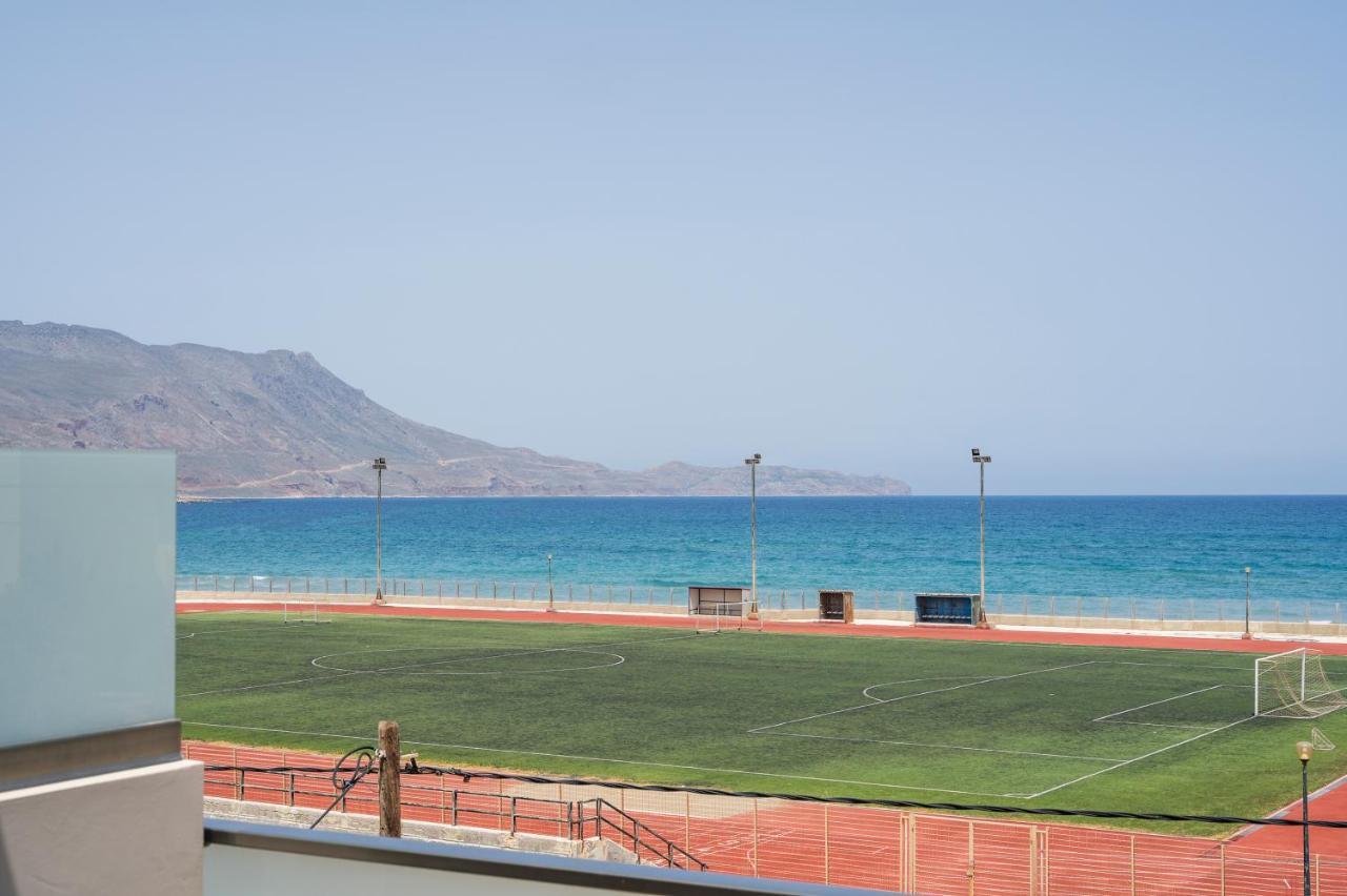 Indigo Blue Seaside Deluxe Apartments Kissamos Bagian luar foto