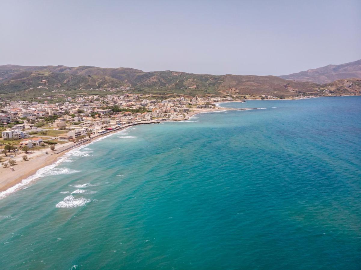 Indigo Blue Seaside Deluxe Apartments Kissamos Bagian luar foto